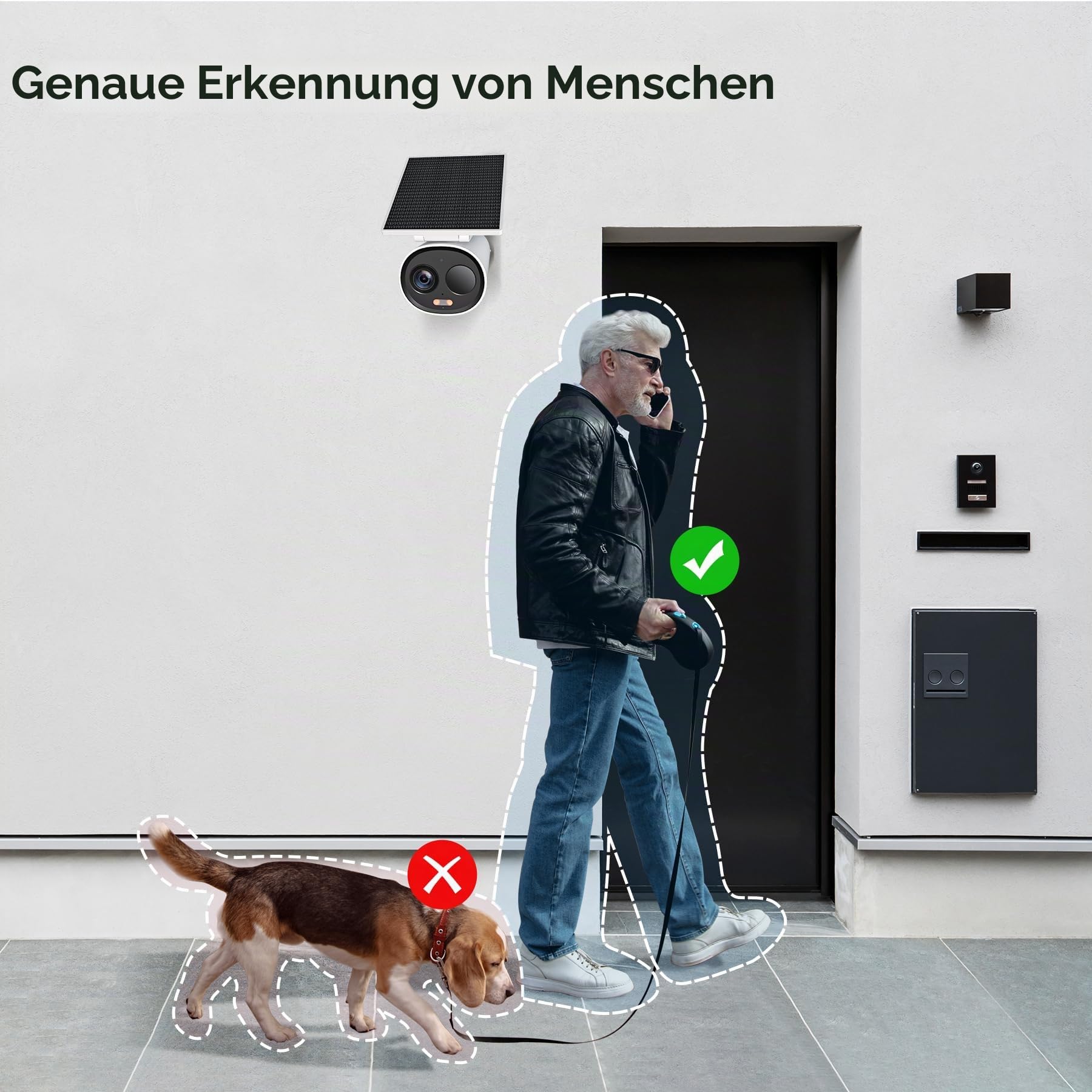 Imou Cell 3C All-in-one 100% kabellose, batteriebetriebene 3 MP WLAN-Überwachungskamera, inklusive Solarpanel