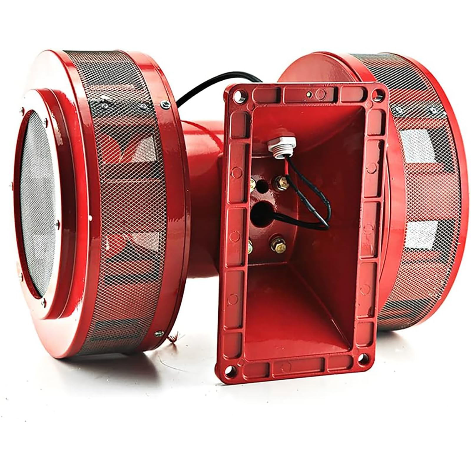 McbeAn Electric Alarm, Industrial Motor Alarm Bell, 180 DB High Decibel Horn, Strong Sound Penetration and Long Propagation Distance, Suitable for Factories and Residential Areas