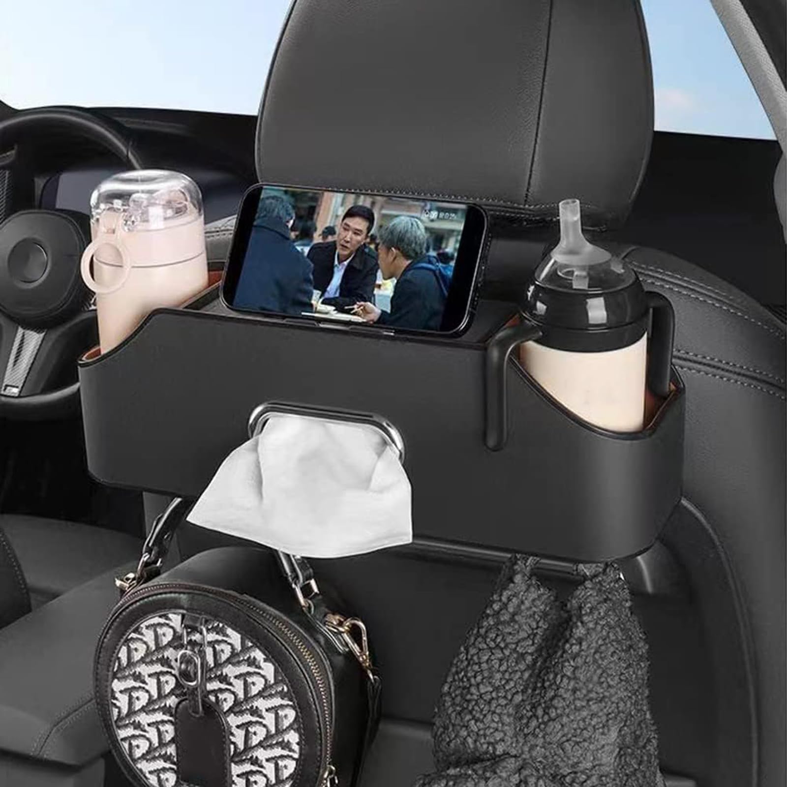 Organizador Respaldo Asiento Coche para Jaguar E-Pace/XE/XF/X-Type