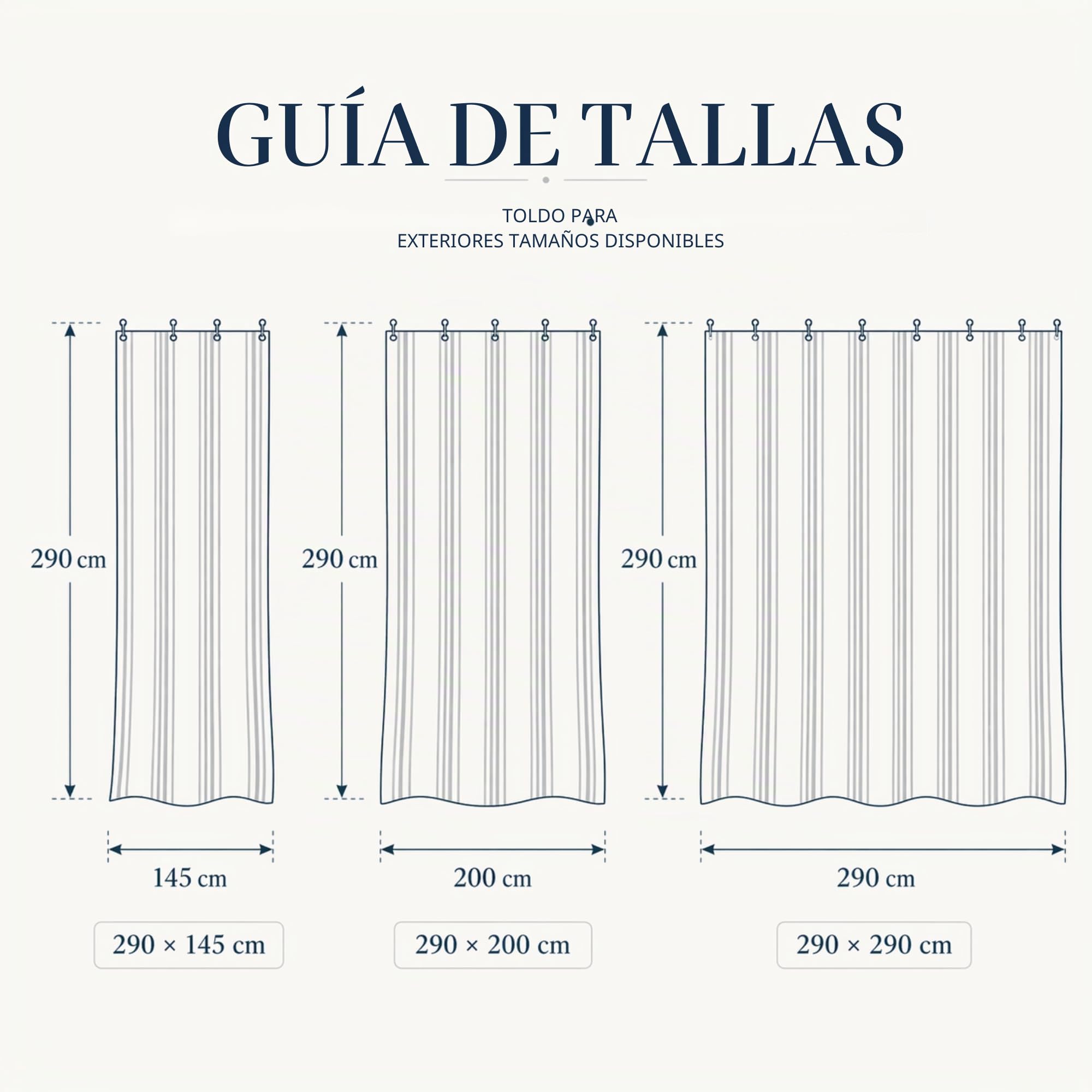 Toldo Vertical Exterior 145 x 290 cm, Cortina Exterior para Terraza y Balcón con Anillas, Protección Solar, Sombra y Privacidad, Diseño a Rayas para Jardín Patio Porche,Amarillo
