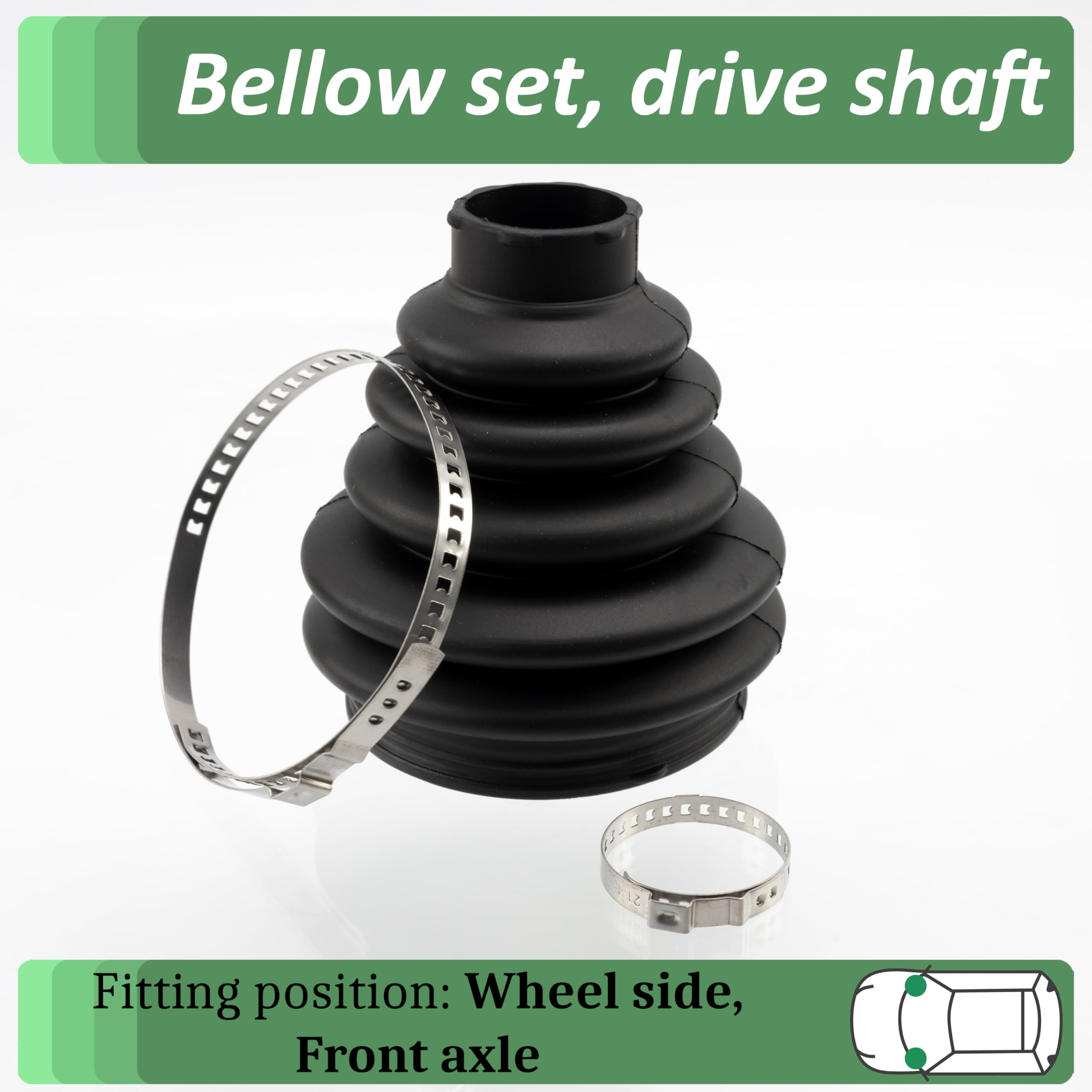 Amazon.fr : AERZETIX: Soufflet cardan Protection Transmission Compatible  avec OEM 3293.31 C43064