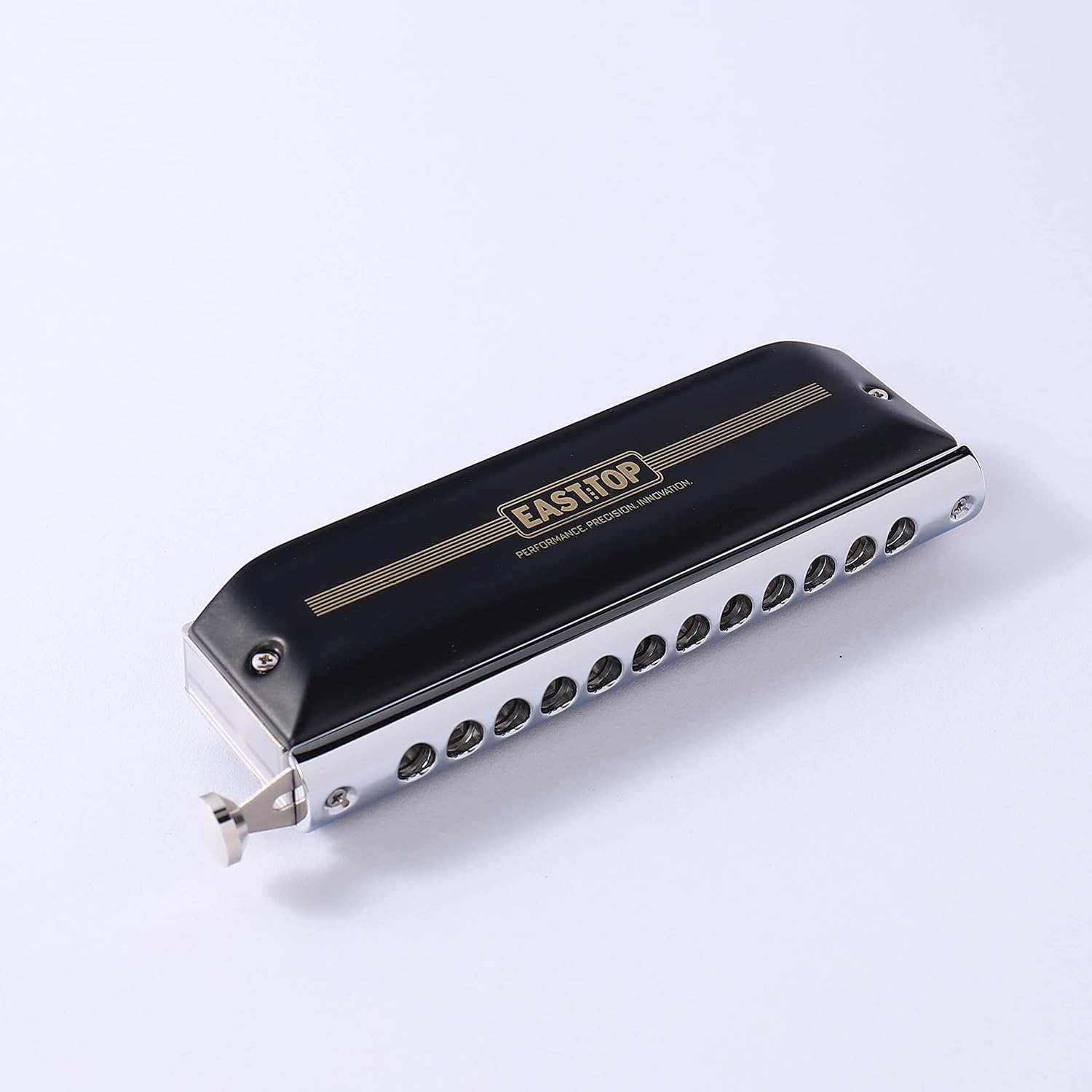 EAST TOP Updated FORERUNNER 2.0 without valves Chromatic Harmonica 12