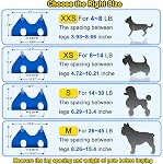 Harnais de hamac pour chien, Sling for Nail Clipping/Trimming, Sac de retenue pour petit grooming avec pinces à ongles, Kit de fournitures de chien pour soins des griffes (petit 30LB Max/Bleu)