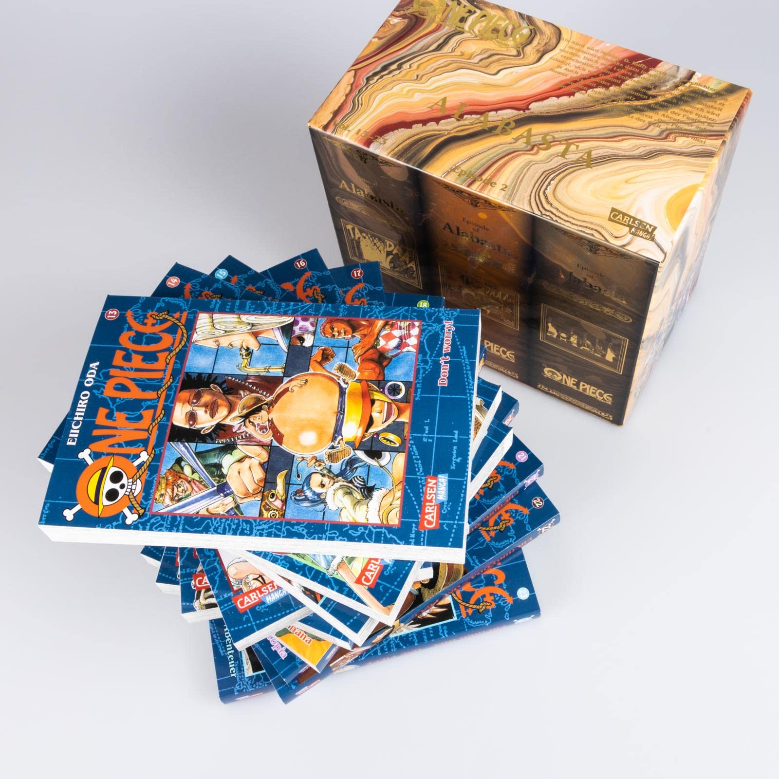 One Piece Sammelschuber 2: Alabasta (Band 13–23) Piraten Abenteuer Schatz
