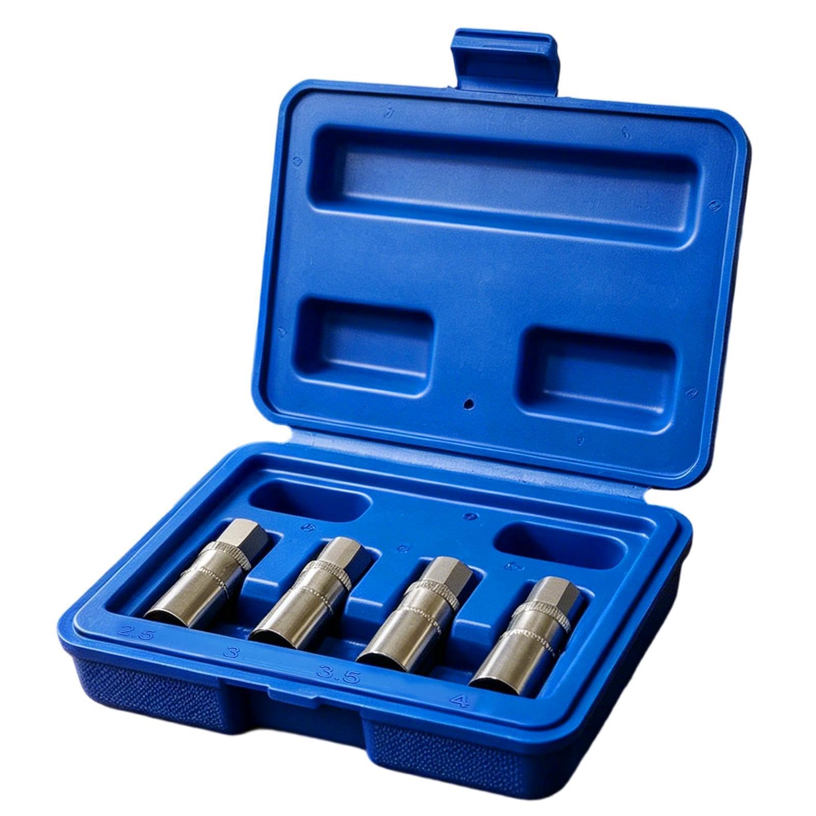 Jeu d'extracteurs de vis extracteur boulon cassé multi-fentes 6,35 mm garage