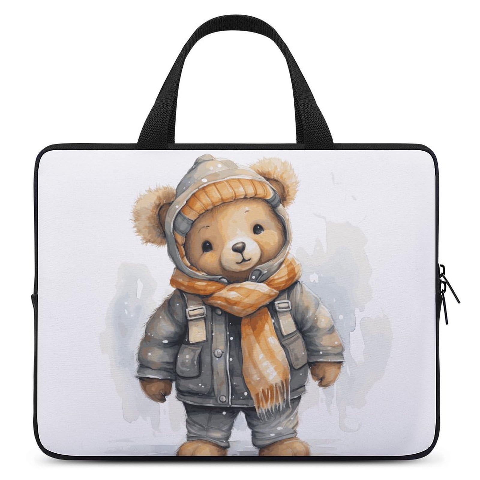 Housse ordinateur portable 17" motif ours mignon cadeau idéal