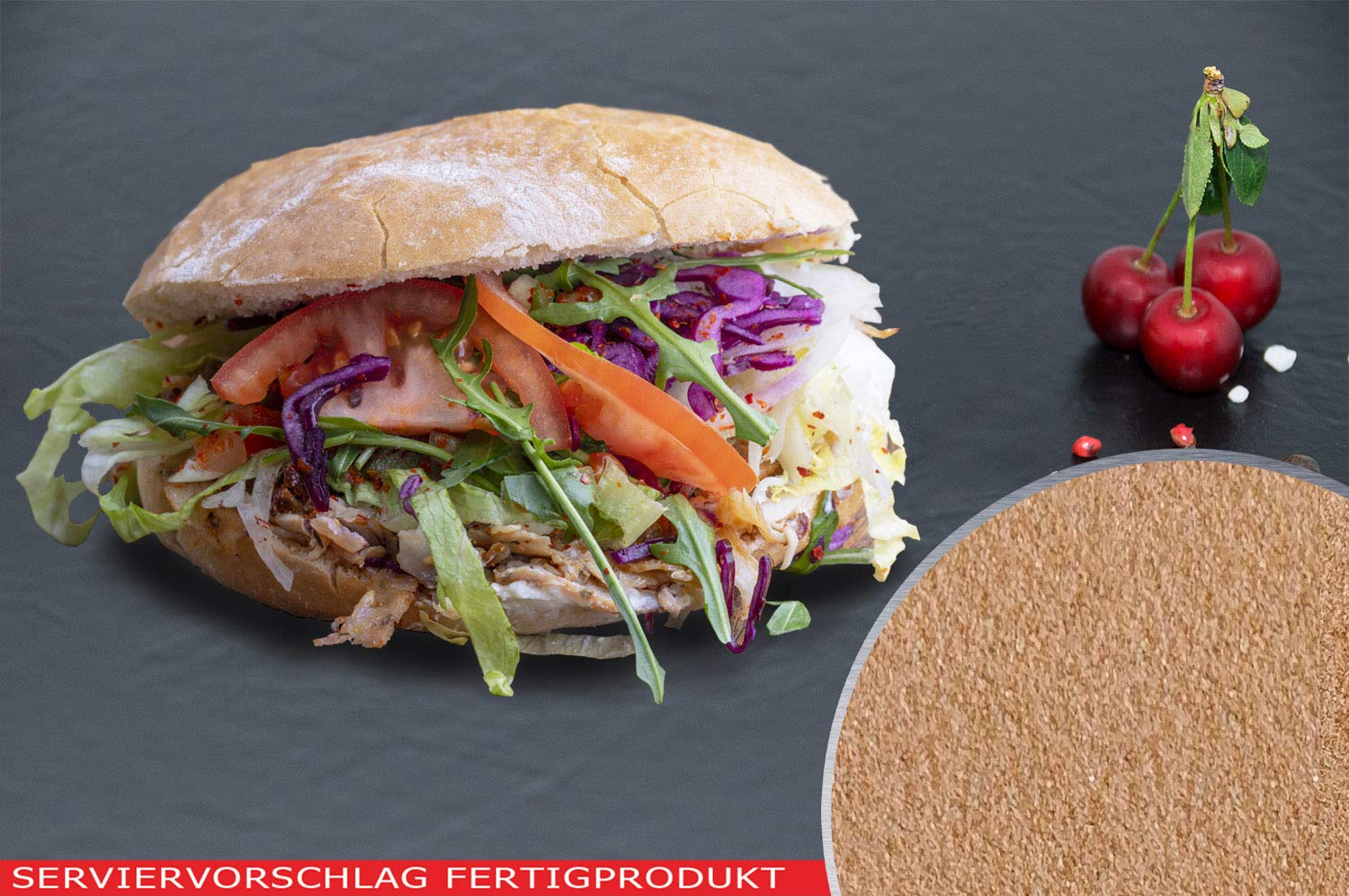 Döner Kebab Gyros Scheibendöner Dönerfleisch - Gewürzzubereitung. 3 XL-Beutel je 1500g. (4,5KG)