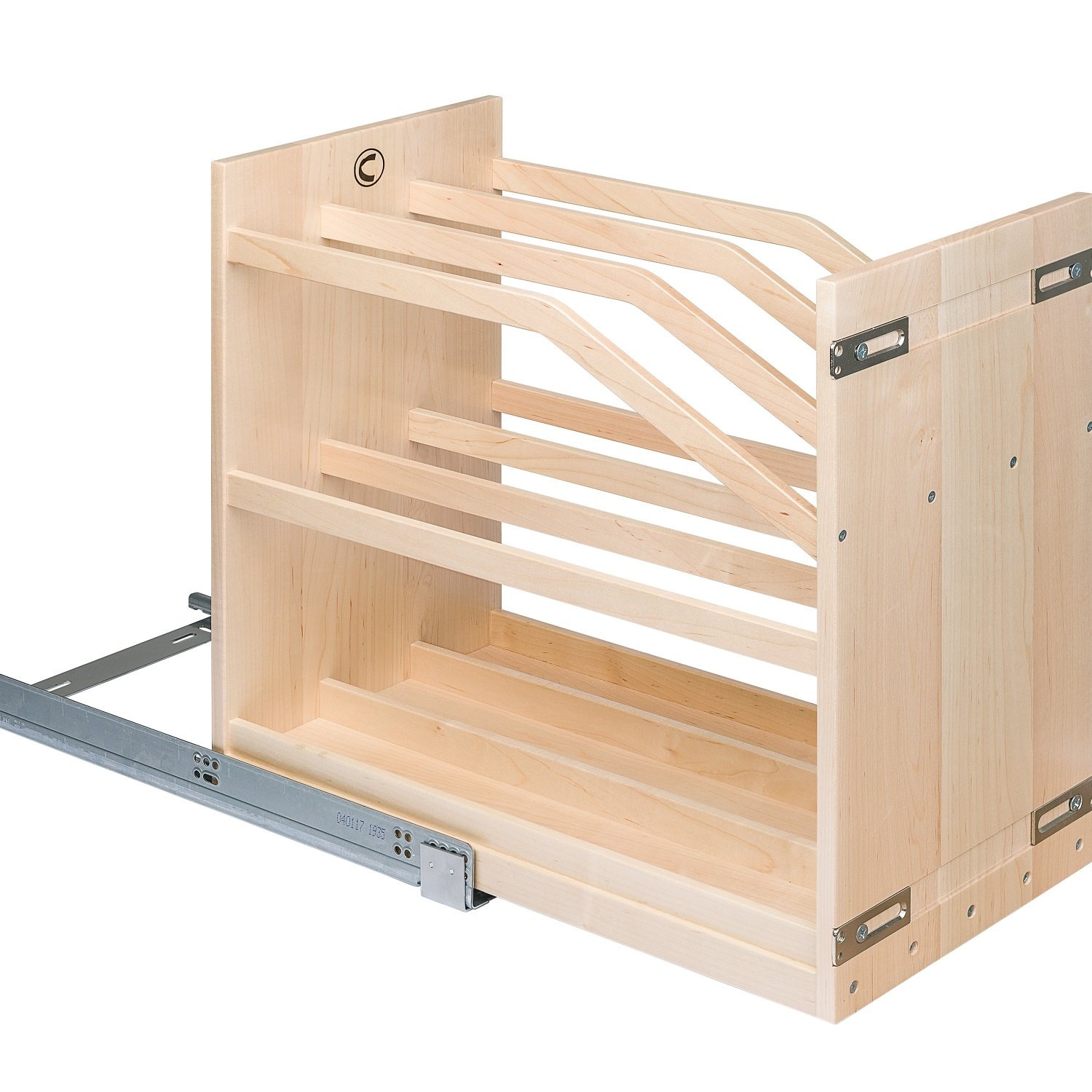 Century Components CTP115PF Base Cabinet Pull-Out Kitchen Cookie Tray Organizer 11-7/8