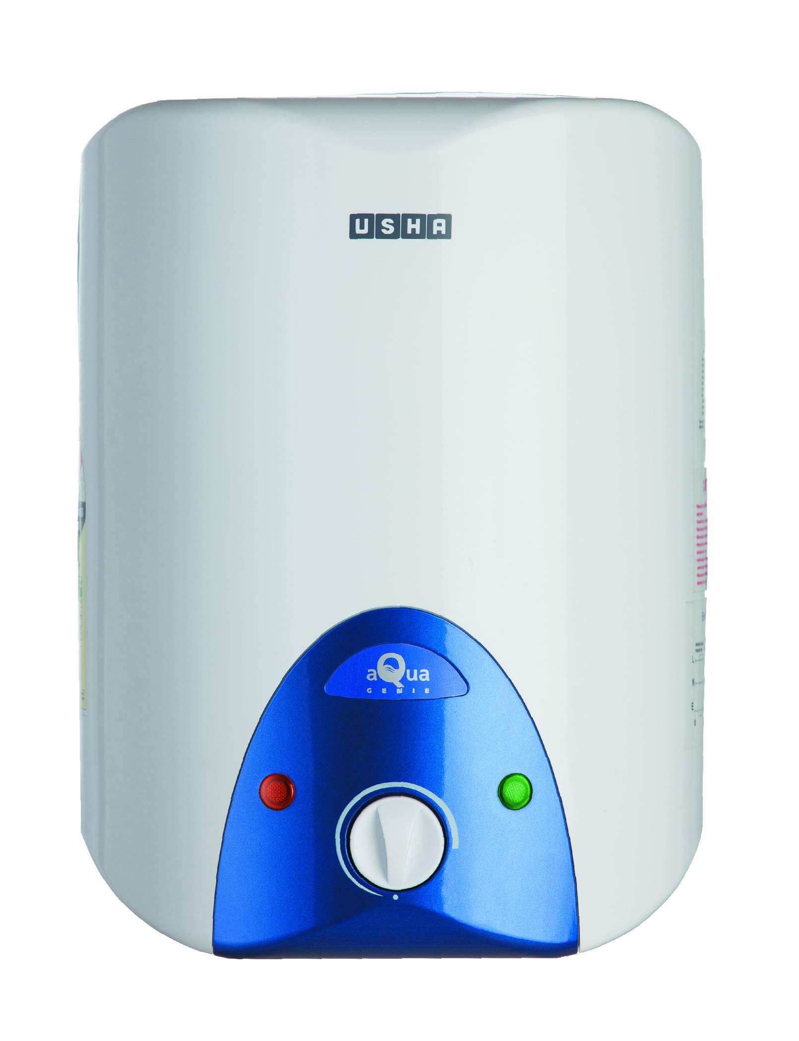 Buy Usha Aquagenie 6 LTR 2500-Watt 5 Star Storage Water Heater (Cyan)  Online at Low Prices in India - Amazon.in