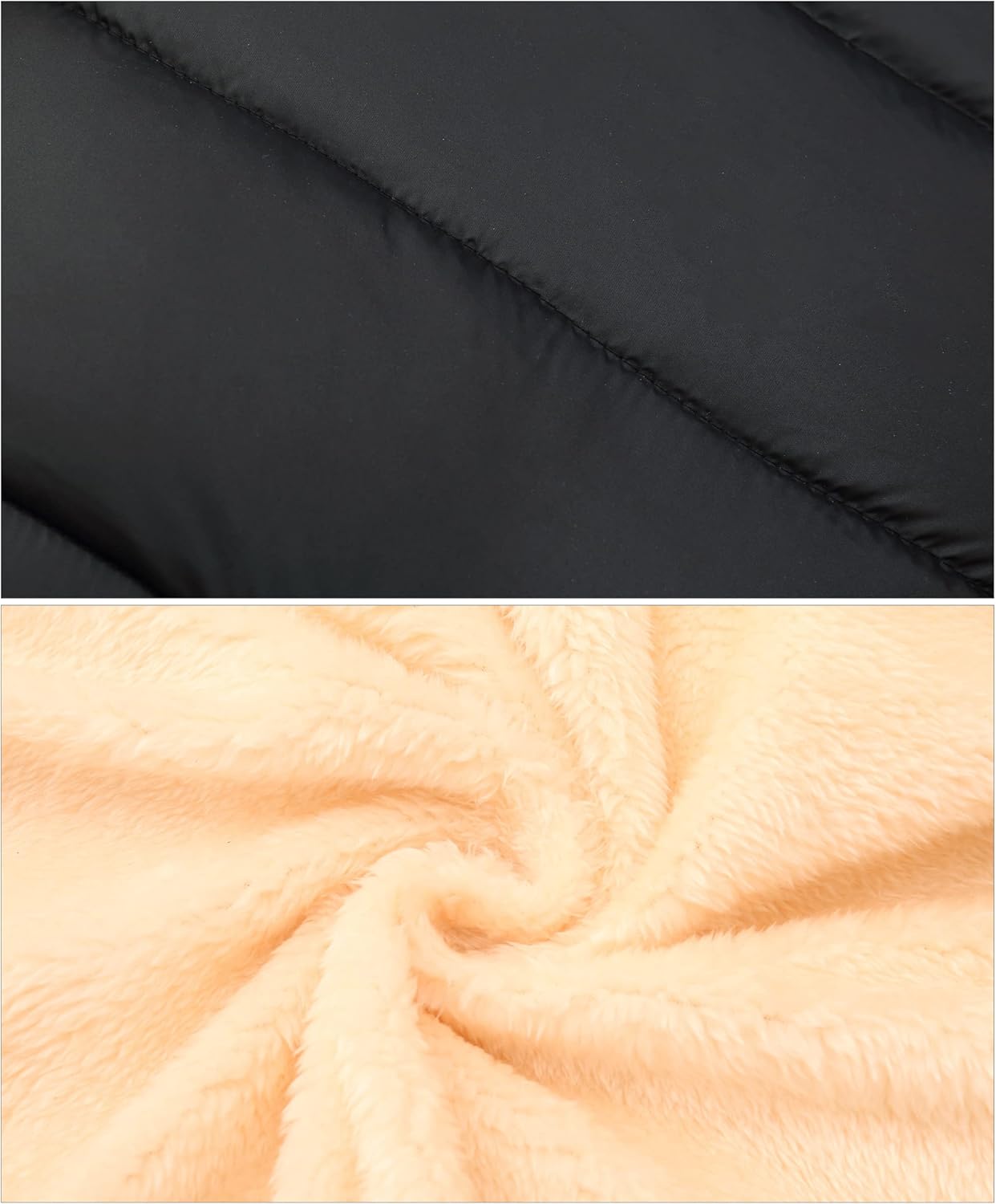 Happy Cherry Toddler Down Jacket Removable Hooded Windproof Snow Winter Coat Outwear