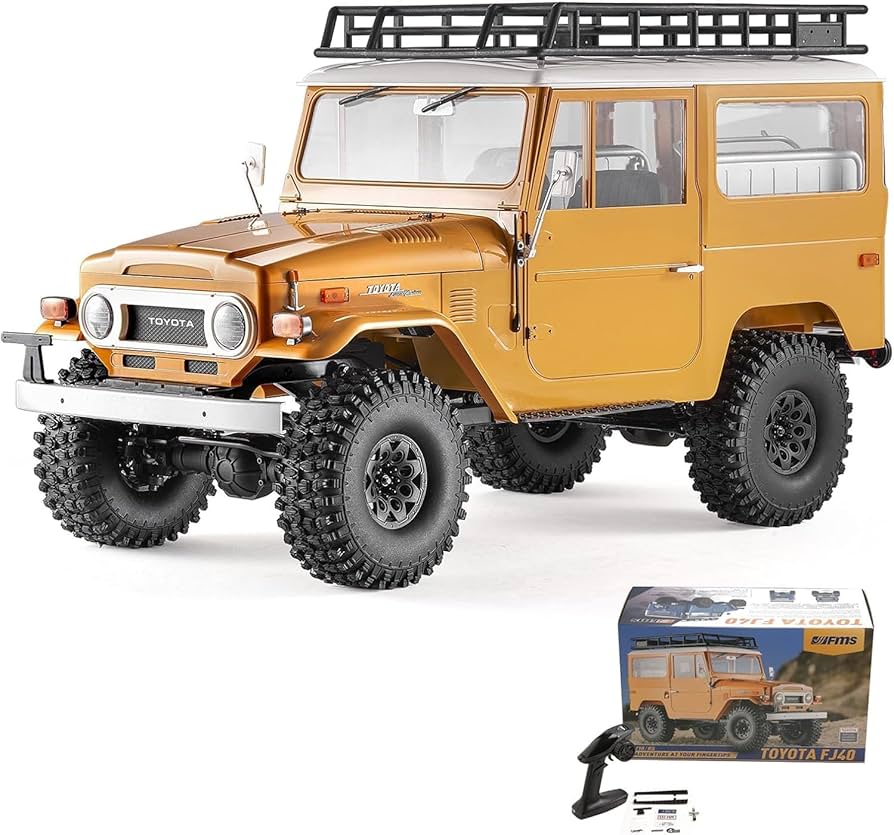 FMS 電動RCカー トヨタ ランドクルーザー FJ40 RS フタバメカ仕様 FMS 1/10 RC Crawler FJ40 Toyota Land Cruiser, Model Car Hobby 4x4
