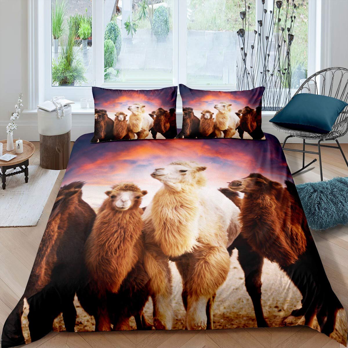 Parure de lit housse de couette pour enfants adultes mignon couvre-lit 2 pièces