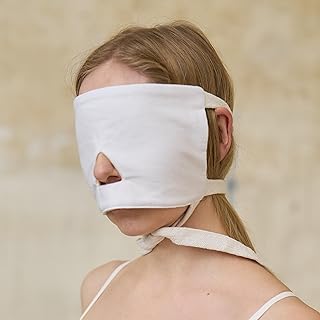 KlinikBondage Bondage BDSM - Vendaje para los ojos, color blanco