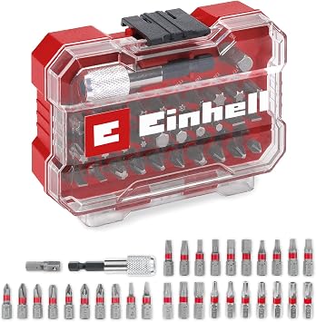 Orijinal Einhell XS-CASE 32 par a u  seti 25 mm u lar, 60 mm h zl  de i tirilebilir u  tutucu, lokma adapt r, saklama kutusu dahil - 49118693