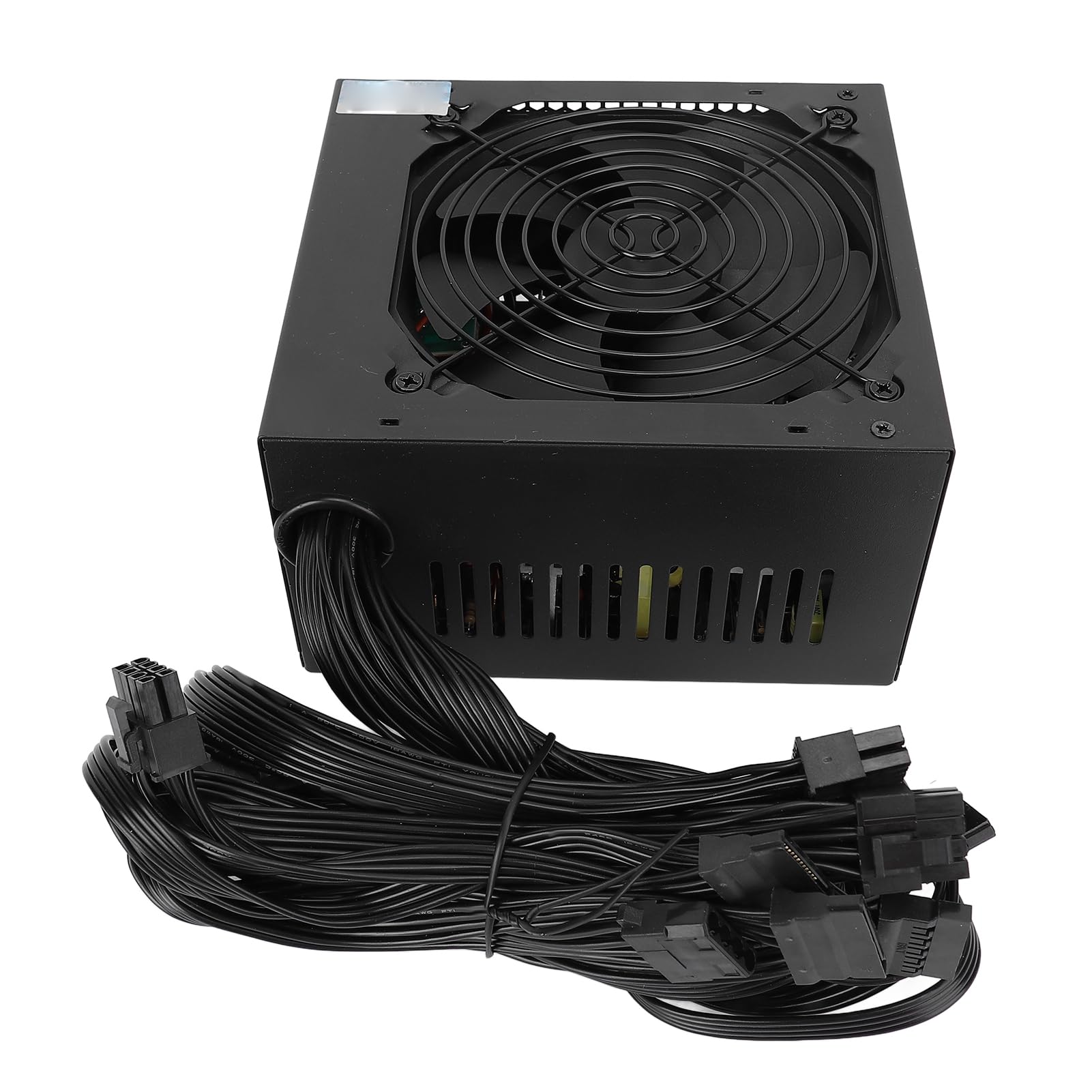 Jiawu Alimentatore ATX con Controllo della Temperatura con Funzioni di Protezione Multiple, Alta Efficienza Energetica per Alimentatore da Gioco ATX, Cablaggio, per Schede Grafiche Ad Alte