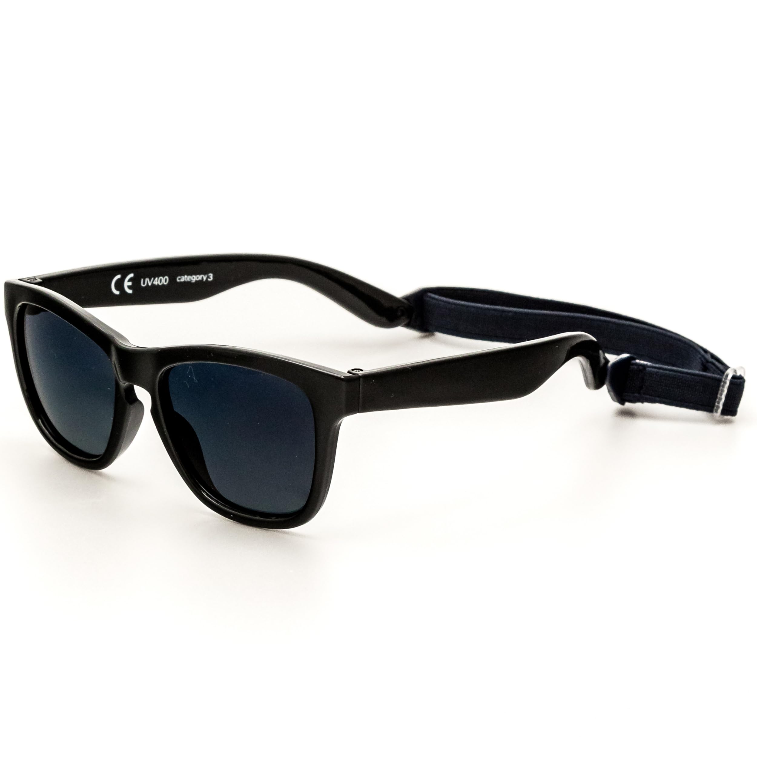 Kiddus Gafas de Sol Polarizadas Niño Niña 2-4 Años, UV400 CAT3 100% Protección UVA UVB, Montura Muy Flexible, Diseños Infantiles Con Banda Ajustable, Ligeras y Sin BPA