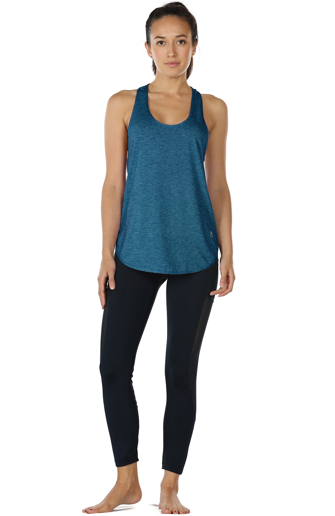 icyzone Yoga Sport Tank Top Damen Racerback Lauftop Fitness Running Shirt Oberteile