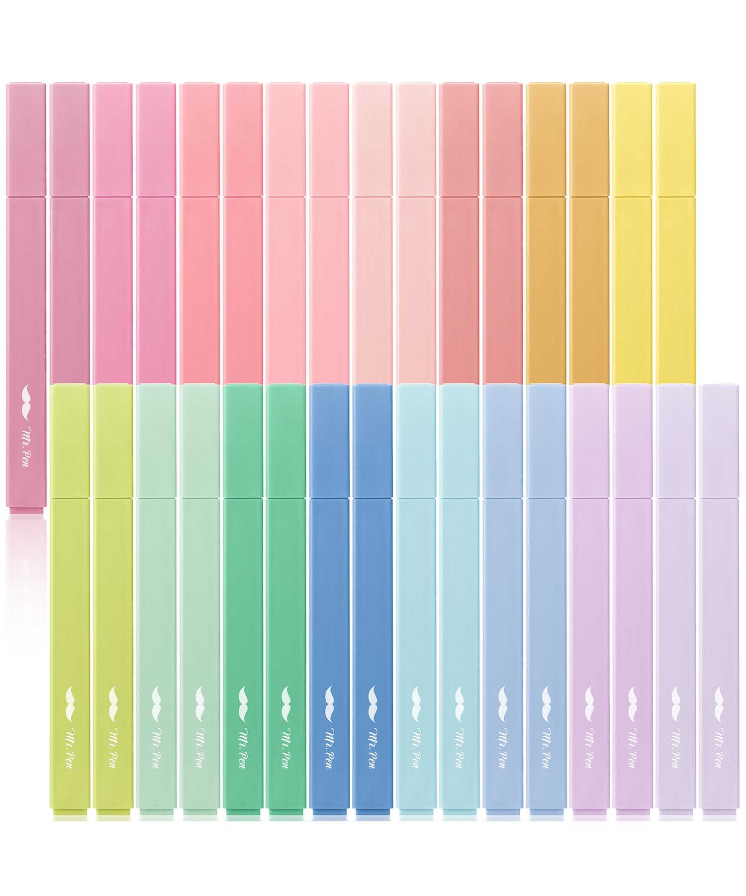 Mr. Pen Aesthetic Highlighters 32-Pack