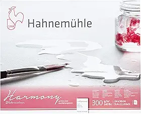 Aquarela Harmony 300 g/m², textura fina, 24x30cm, 12 fls