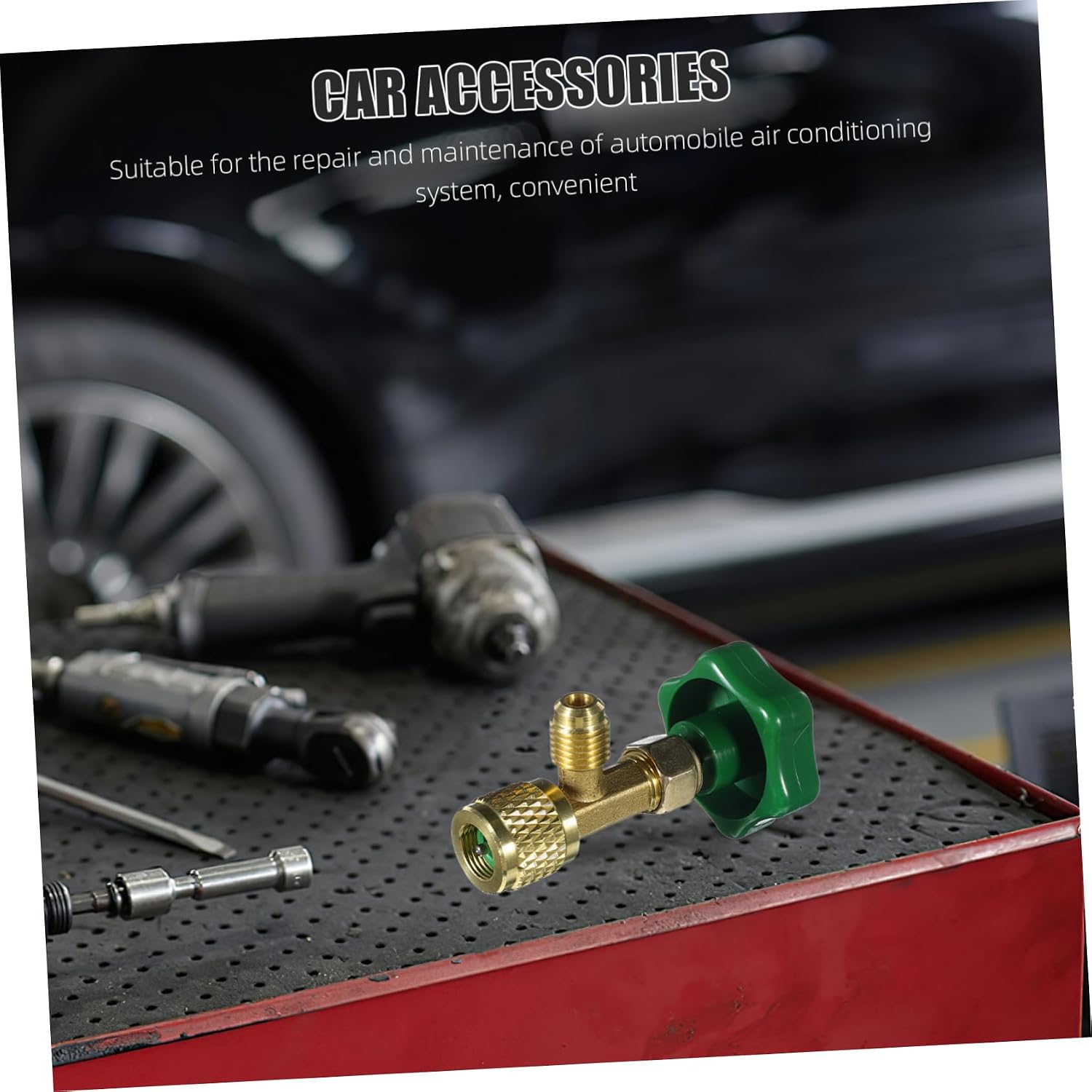 Brass Charging Valve for Refrigeration Control Multi-use Safety Valve for Air Conditioning and Automotive Applications and User-friendly Design Cap Ct