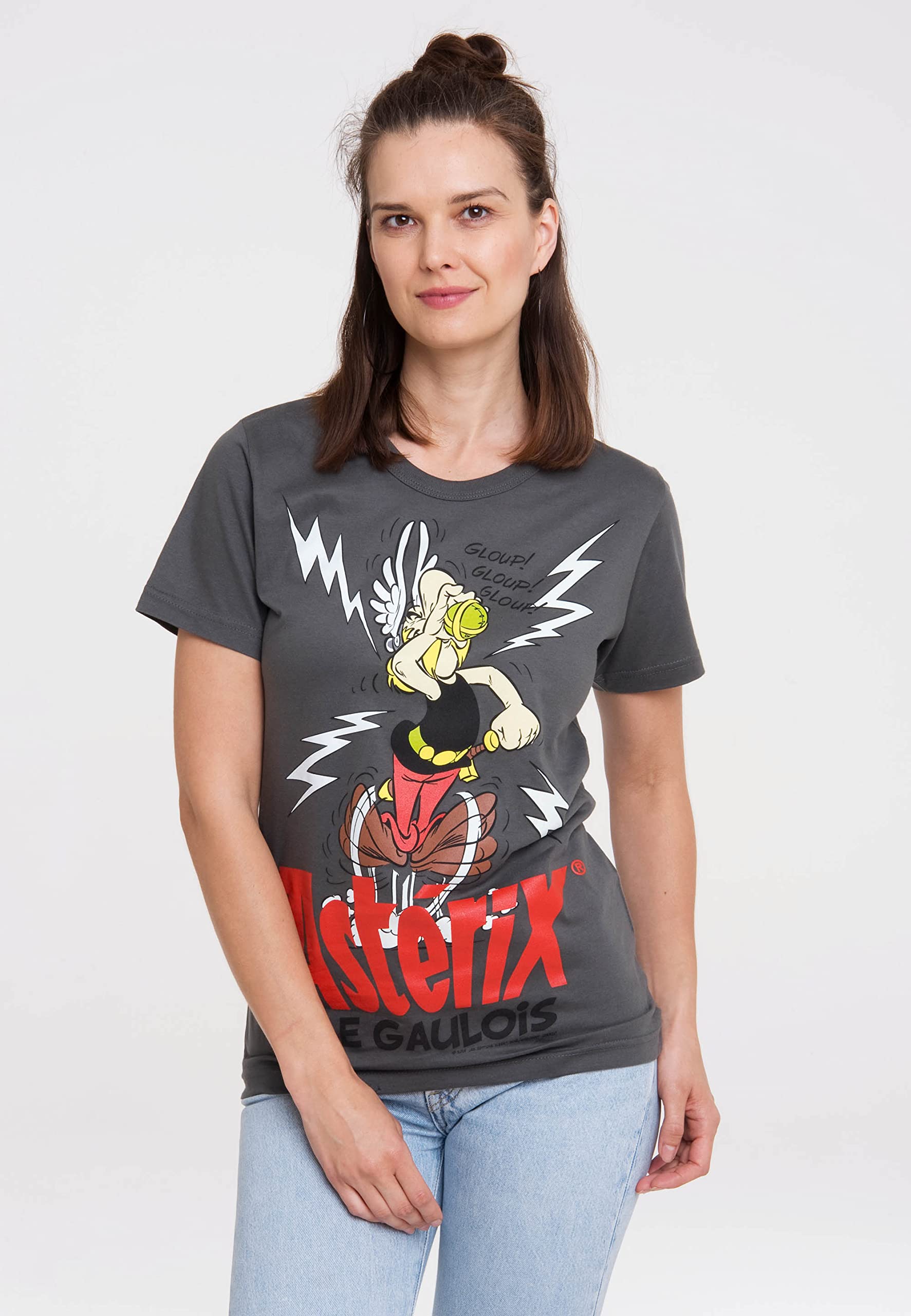 Logoshirt® Asterix Zaubertrank T-Shirt Damen & Herren | Asterix Fanartikel, lustiges Comic T-Shirt, hochwertige Baumwolle, lizenziertes Originaldesign