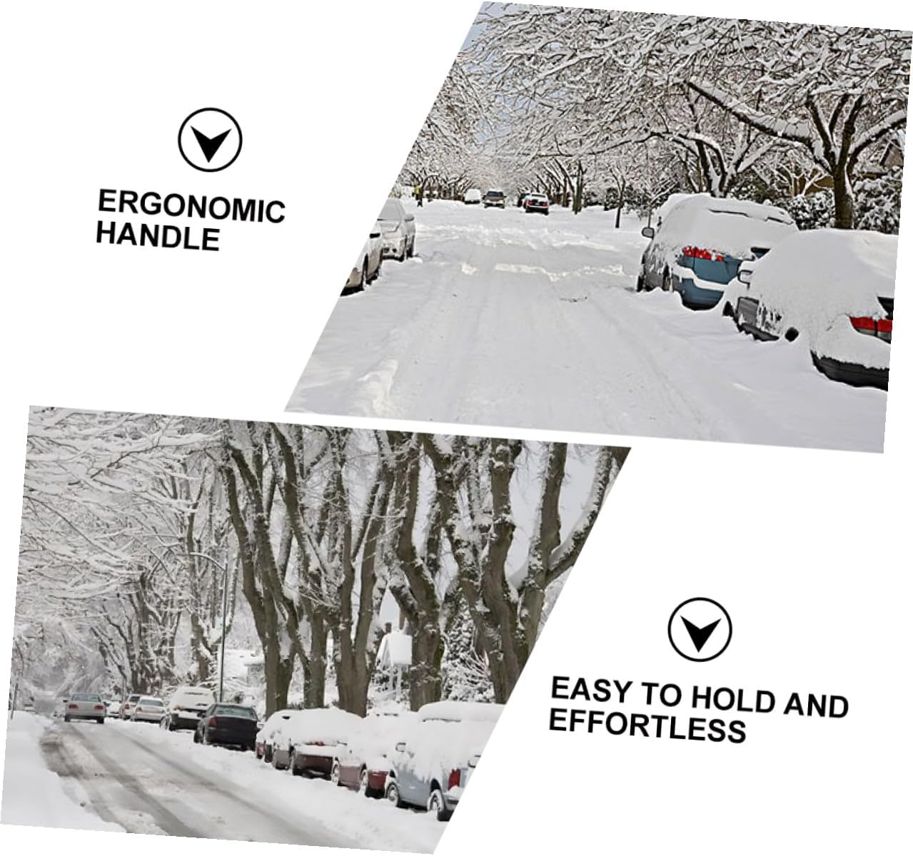 Healifty Extendable Aluminum Snow Brush and Ice Scraper for Car Winter Snow Removal Telescoping Ice Shovel Auto Supplies for Heavy-Duty