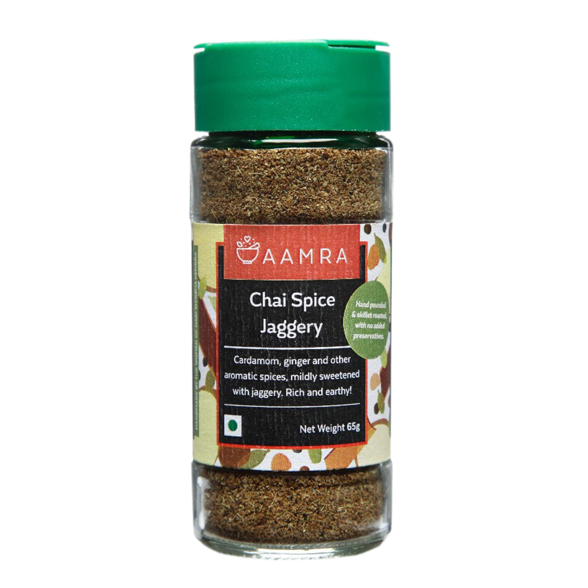 Aamra Handmade Chai Spice Jaggery 65 Gm (Chai Masala with Gur)- No preservatives (B07MH4FFVP) Amazon Price History, Amazon Price Tracker