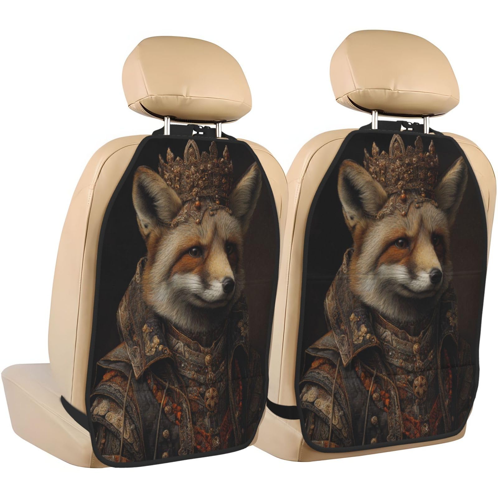 Protectores para asiento de coche antiarañazos Fox Dark Fantasy pack de 2