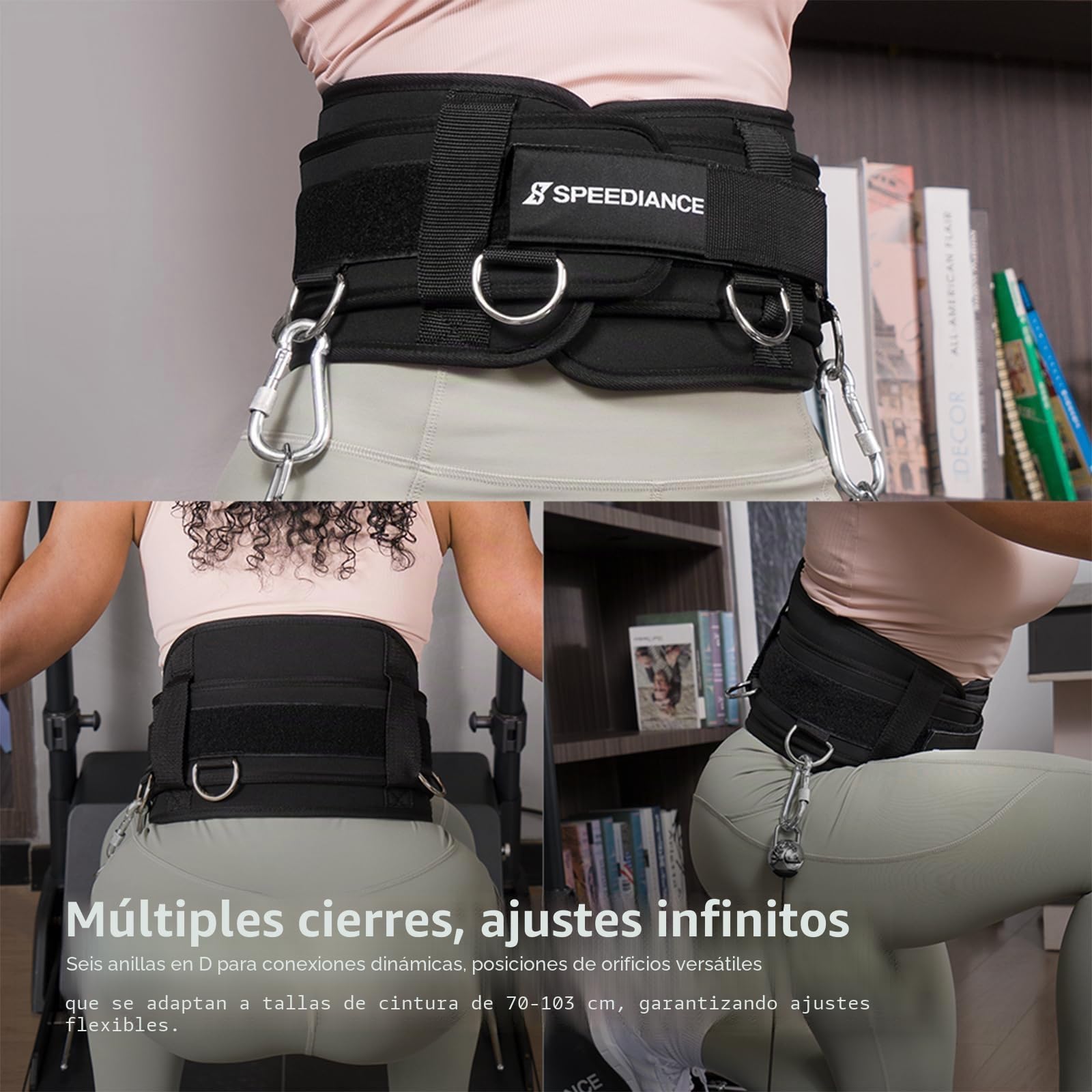 Speediance Cinturón Lumbar para Levantamiento de Pesas