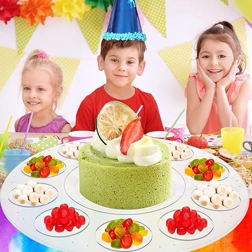 Miniatura 6 de Hulameda 3 paletas de pintura, paleta de bandeja de pintura de plástico, paleta de pintura con 10 pozos para adultos y niños, para pintura o