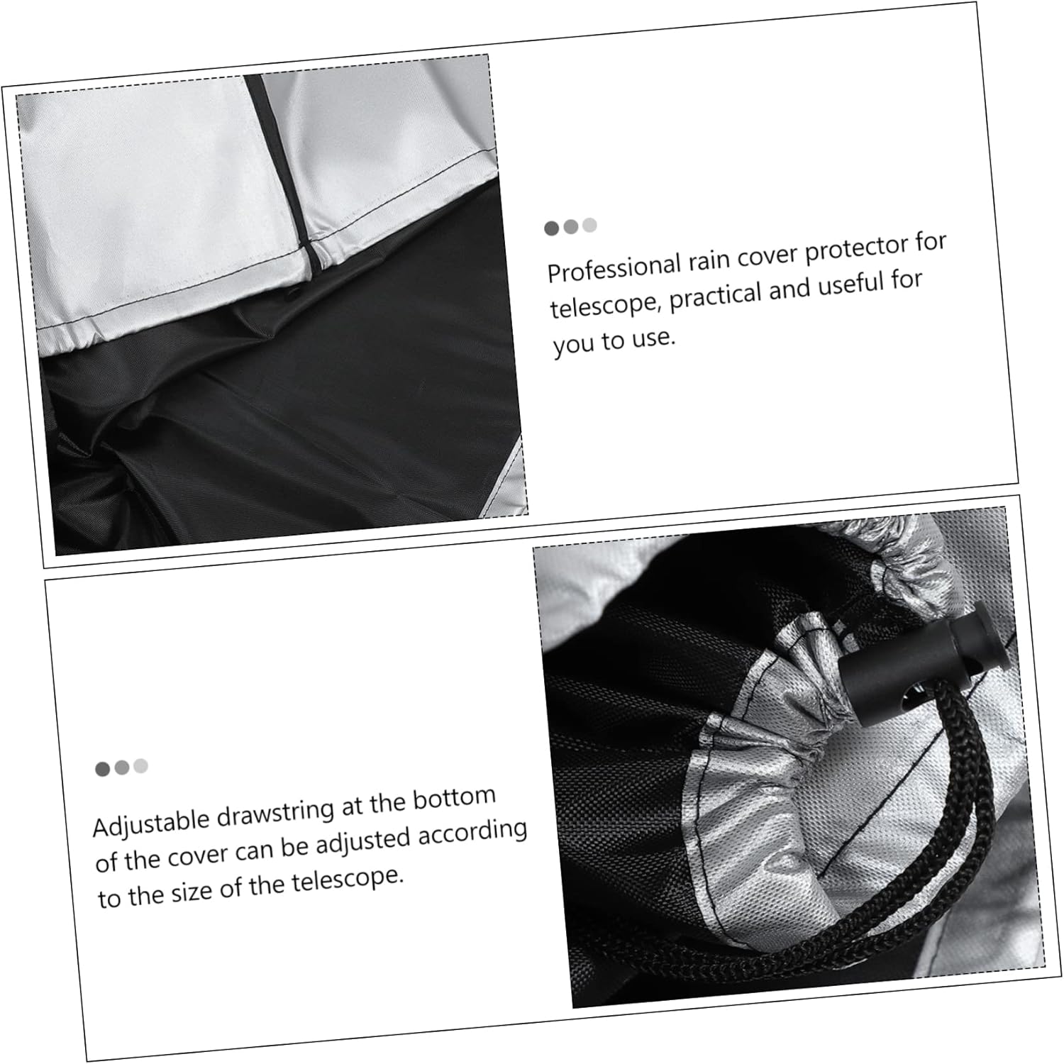 Telescope Rain Cover Astronomical Protector Sunproof Feature for Outdoor Use Against Rain and Easy to Install Telescope Sleeve