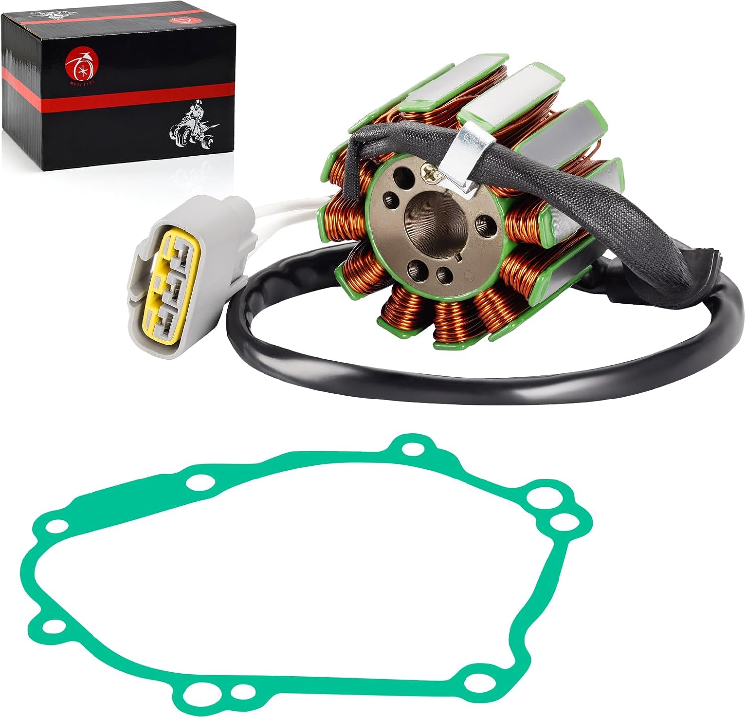 2D1-81410-10-00 Magneto Stator And Gasket For YAMAHA YZF-R1 R1 FZ1 FZ8 FZS1 2004-2016 2D1-15451-10-00 5VY-15451-10-00 5VY-15451-00-00