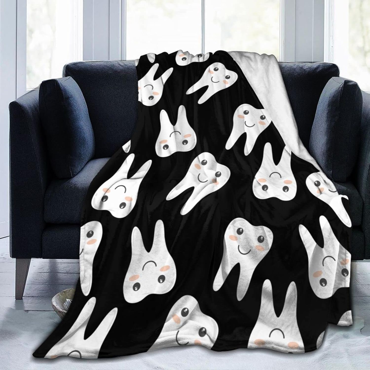 Dental Dentist UltraSoft Flannel Blanket Fleece for Bed