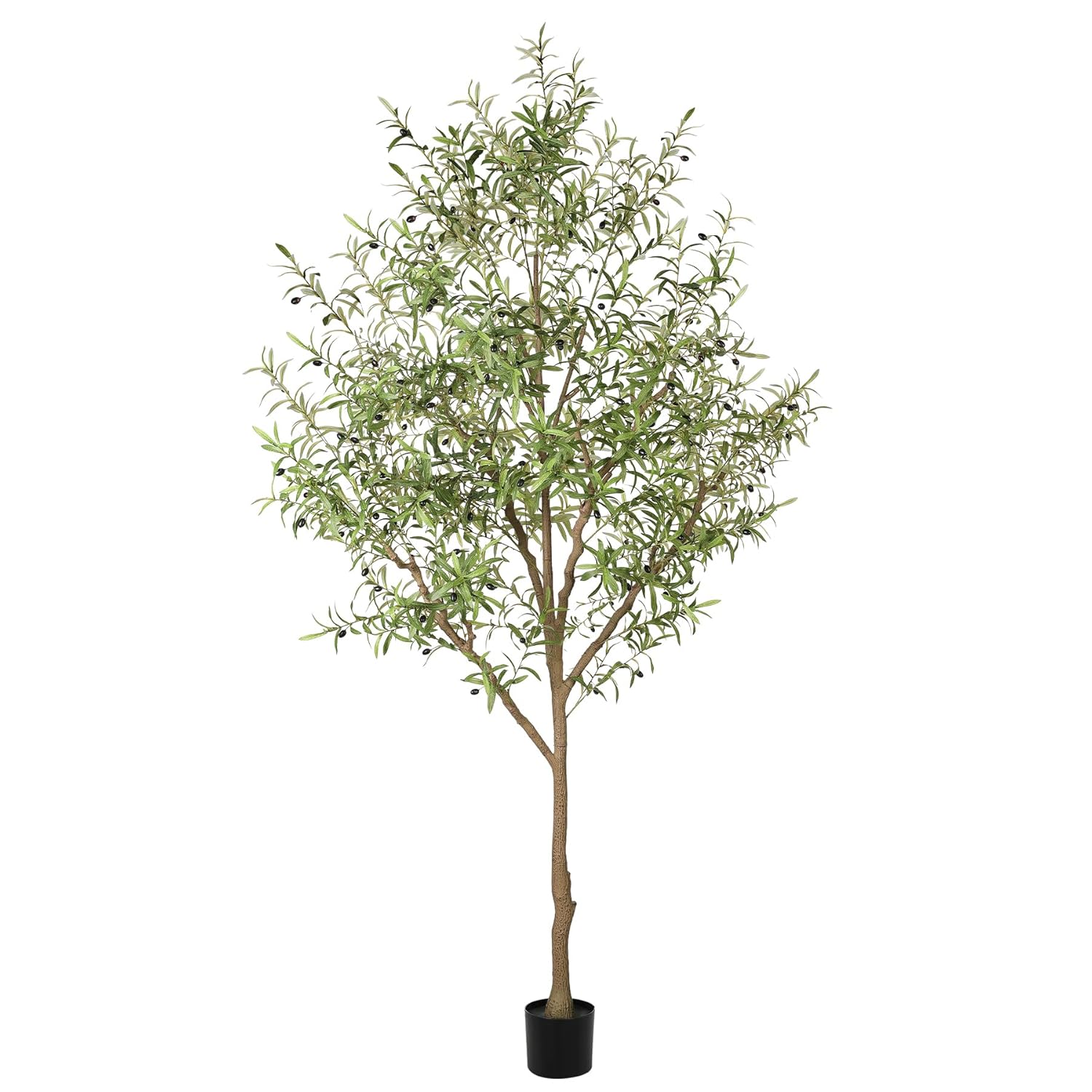 Artificial Olive Tree 9 Feet - Tall Faux Olive Tree 9ft 108in - Olive Trees Artificial Indoor with