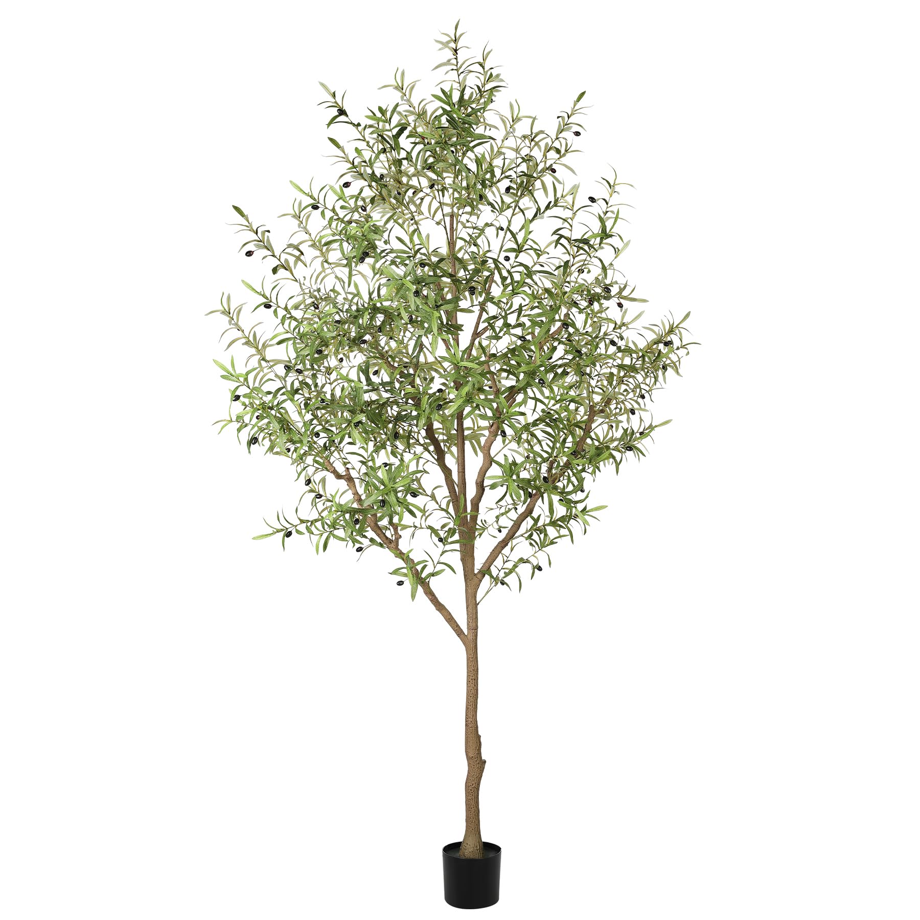 Artificial Olive Tree 9 Feet - Tall Faux Olive Tree 9ft 108in - Olive Trees Artificial Indoor with
