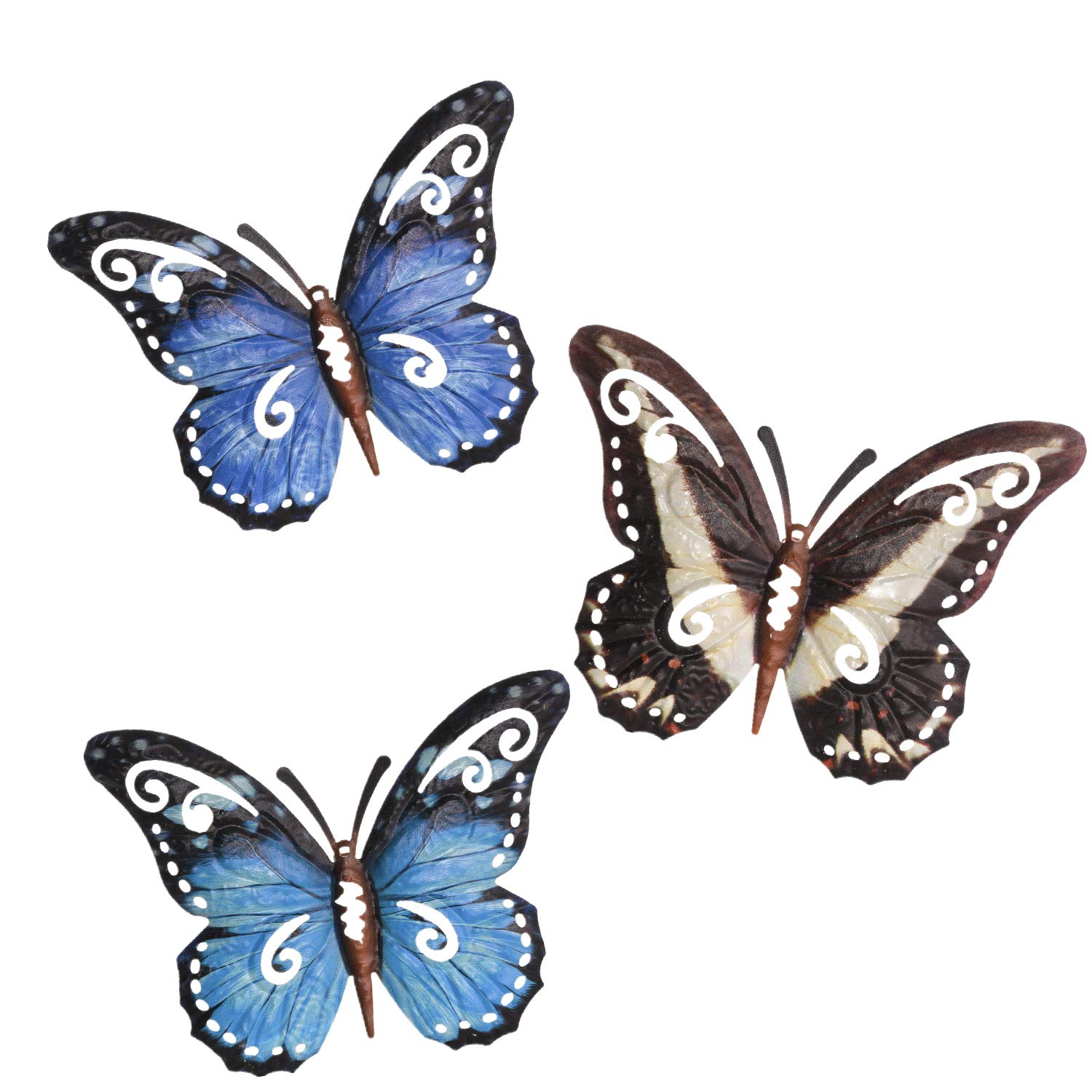 Mixun 3d Metal Butterfly Wall Decor Outdoor Colorful Garden Wall Sculptures Indoor Or Outdoor Home Decorations Buy Online In Botswana At Botswana Desertcart Com Productid 212961105