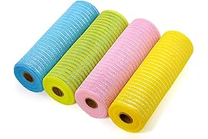 Koopi Deco Easter Mesh Ribbon for Wreaths