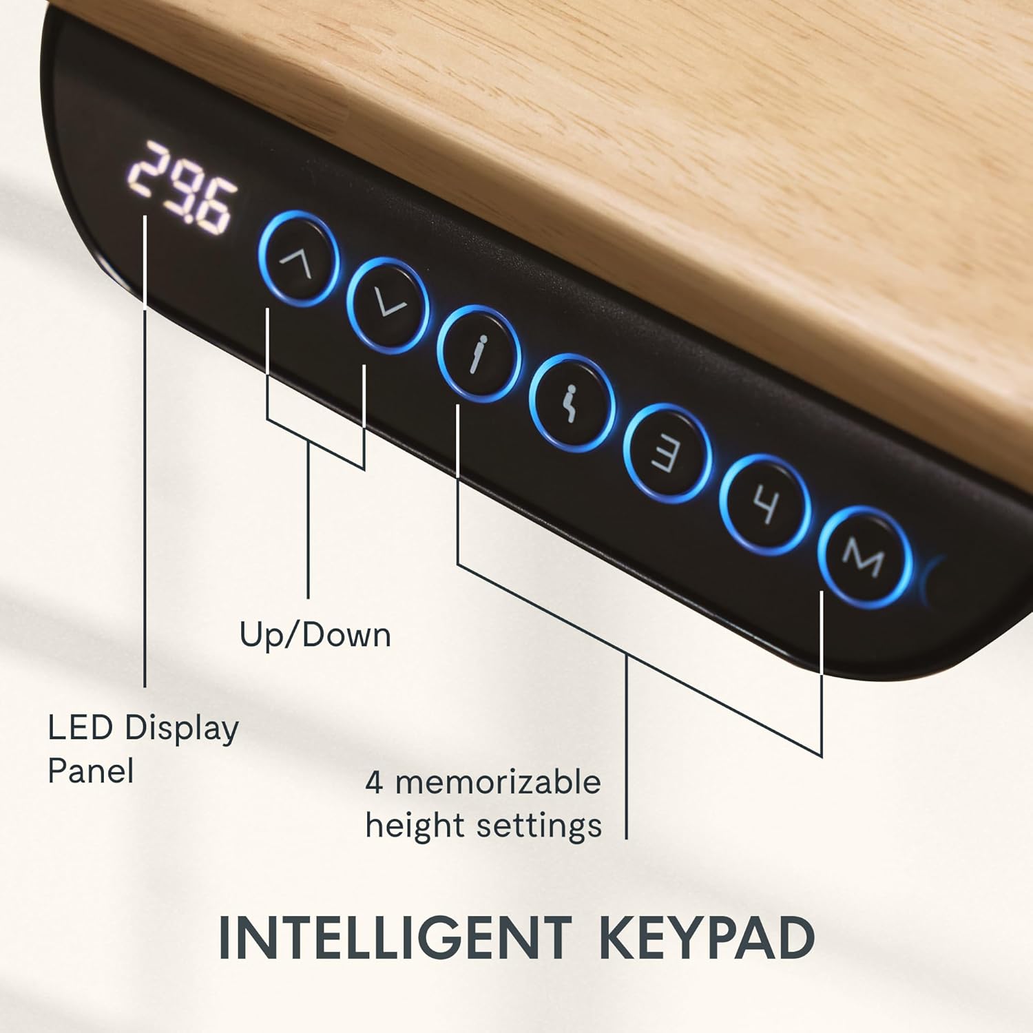 FLEXISPOT E6 MAX Woodix Acacia Solid Wood 72x30 Inch Dual Motor Heavy Duty Standing Desk, 330lbs Capacity, 3-Stage Height Adjustable Desk w/Cable Management & Wheels(Walnut Acacia Wood + Black Frame)