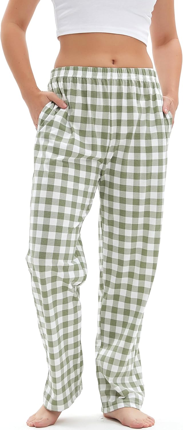 Magicmode Womens Pajama Pants Soft Cotton Sleep Lounge Pant Elastic Waist Pajama Bottoms - Image 4