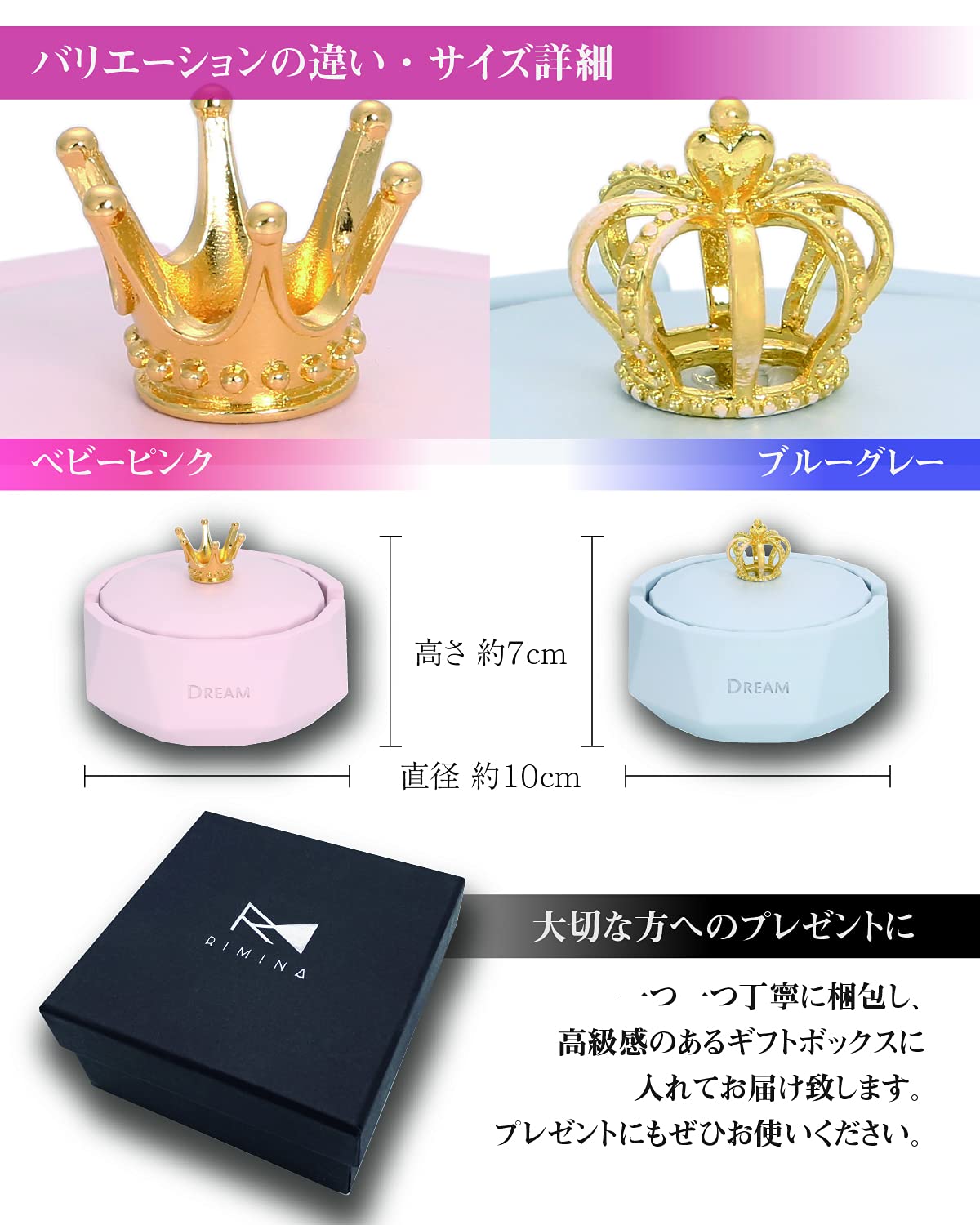 Amazon.co.jp: RIMINA 灰皿 おしゃれ ふた付き かわいい 北欧 卓上 