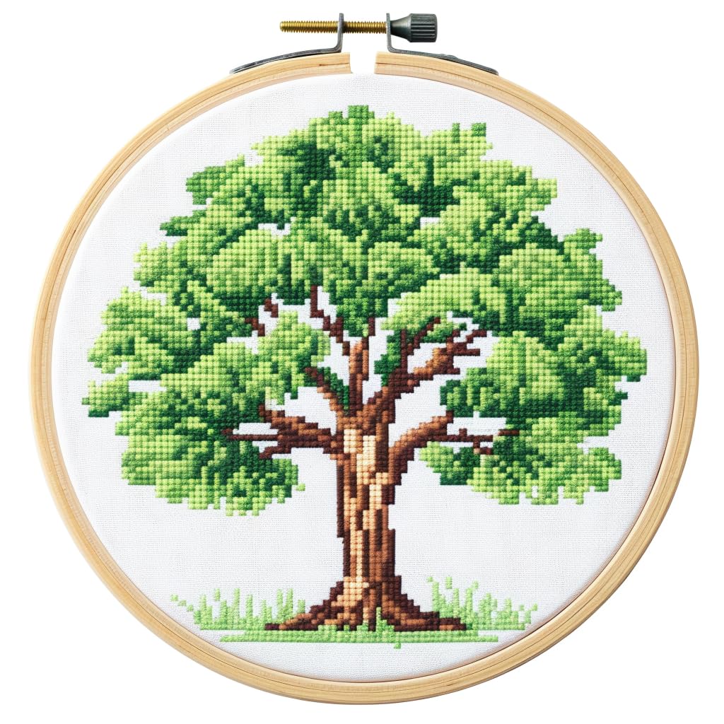 Kit Point De Croix Dragon Mythique - Tissu 11CT Pré-imprimé - 30x40cm - Pour Débutants