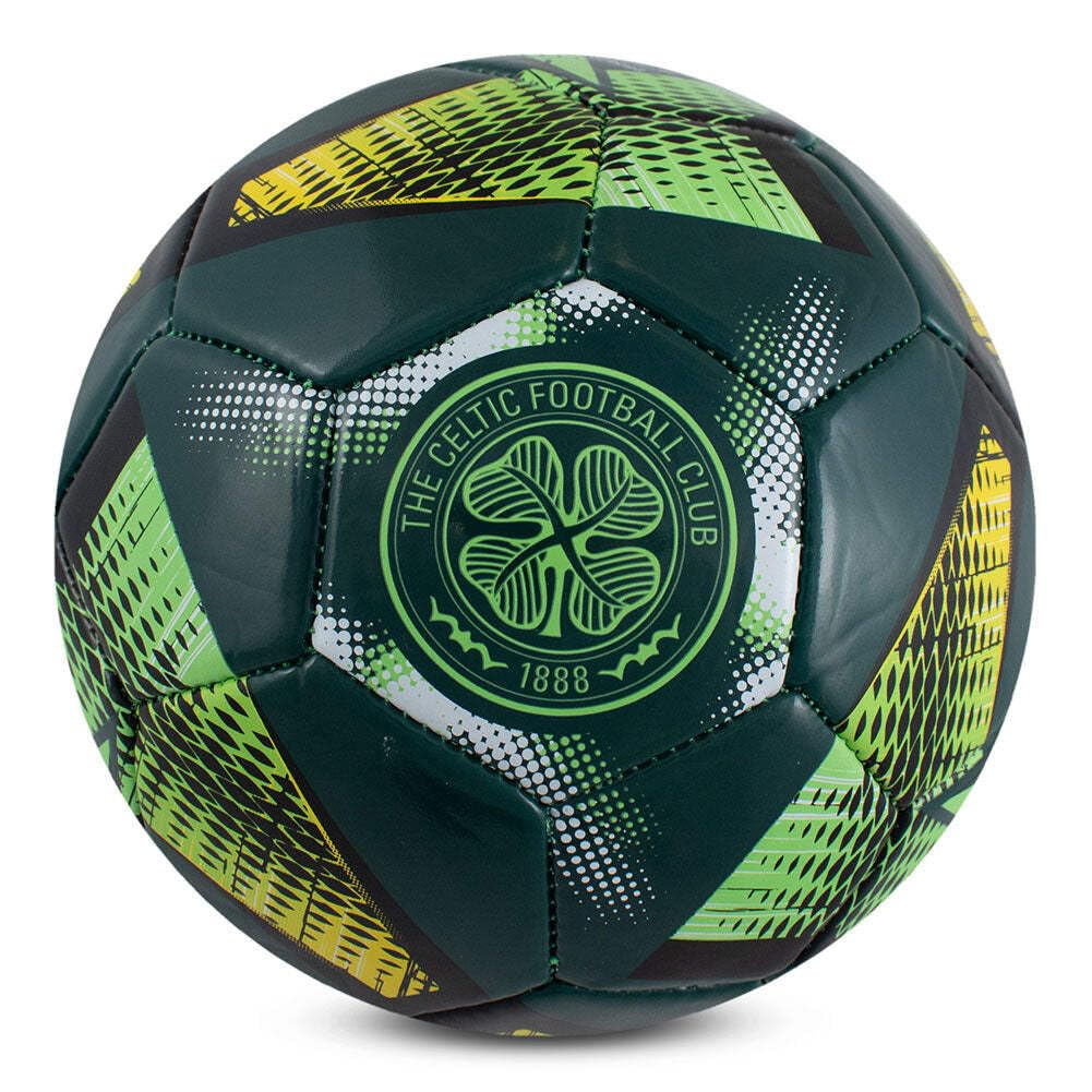 Hy-Pro Officially Licensed Celtic F.C. Football - Size 3, Spiral Design, Celtic Merchandise, Training, Collectible For Kids and Adults