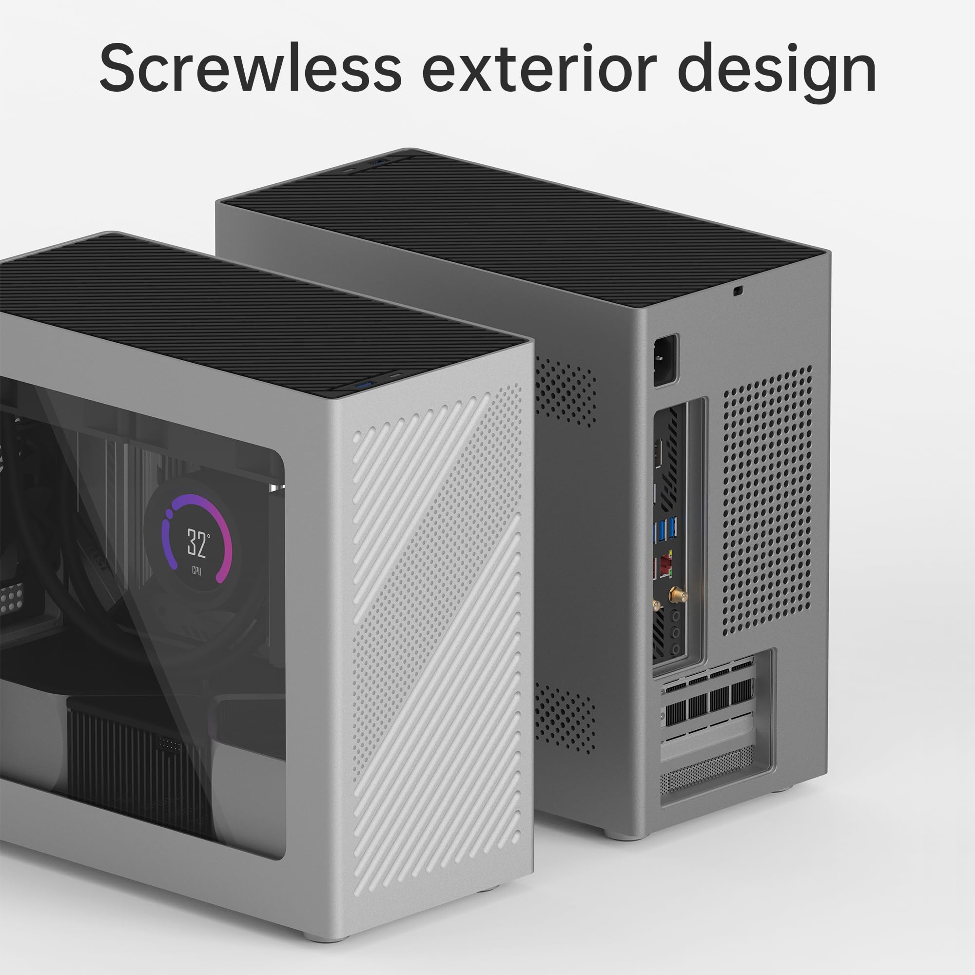 Amazon.com: COOJ Z18 Side Glass,matx Micro-ATX/Mini-ITX Gaming PC