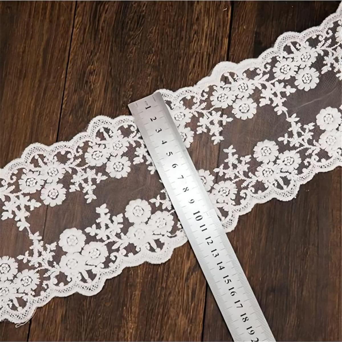 Meetee AP538 Geflochtenes Baumwoll-Twist-Band, Webband, DIY-Nähzubehör für Schal