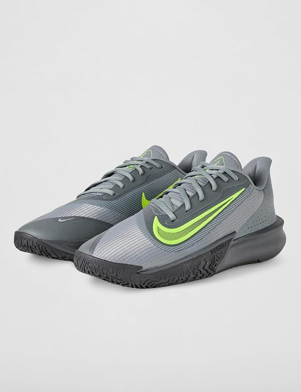 Nike Men's Precision 7 Basketball Shoes, Smoke Grey/Volt-Black-Anthracite, 12 by Nike - Used condition - Image 6