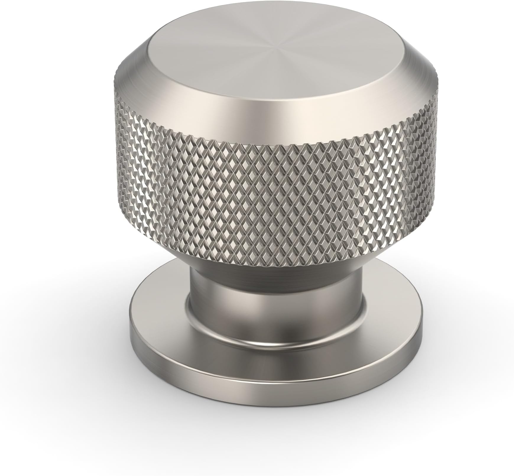 Amerdeco UK0068 Pack of 10 Furniture Knobs Cupboard Knobs Brushed Nickel Drawer Knobs for Cupboard Door Knobs Dresser Knobs Cupboard Knobs