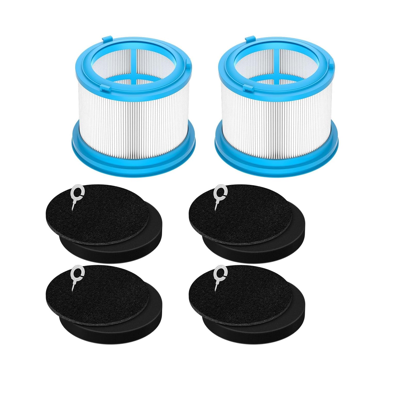 Elnwnnkc Filter Set Household Vacuum Spare Part Vacuum Component Suitable for Household Dirt and Debris High Efficiency