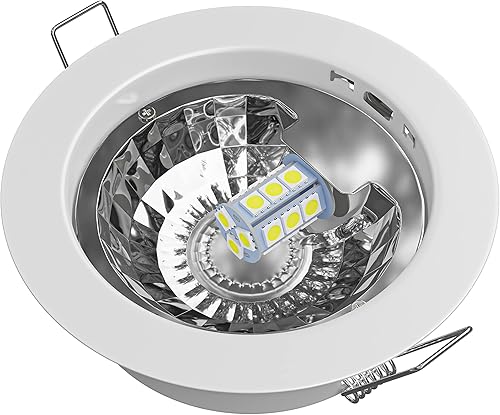Miniatura 8 de Leisure LED 4 bombillas LED G4 JC con base bi-pines, 18 bombillas LED de 2 W, 12 V CC, 20 W-30 W, T3, bombilla halógena de repuesto para caravana,