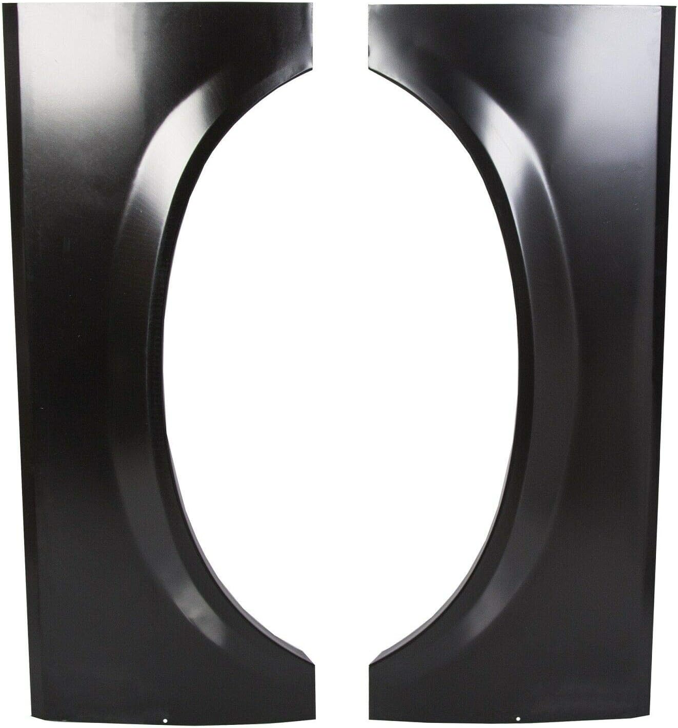 Pair Wheel Arch Repair Patch Panel For Ford F-150 F-250 F-350 Bronco 1987-1996, Black Steel, Upper Truck Body Panel