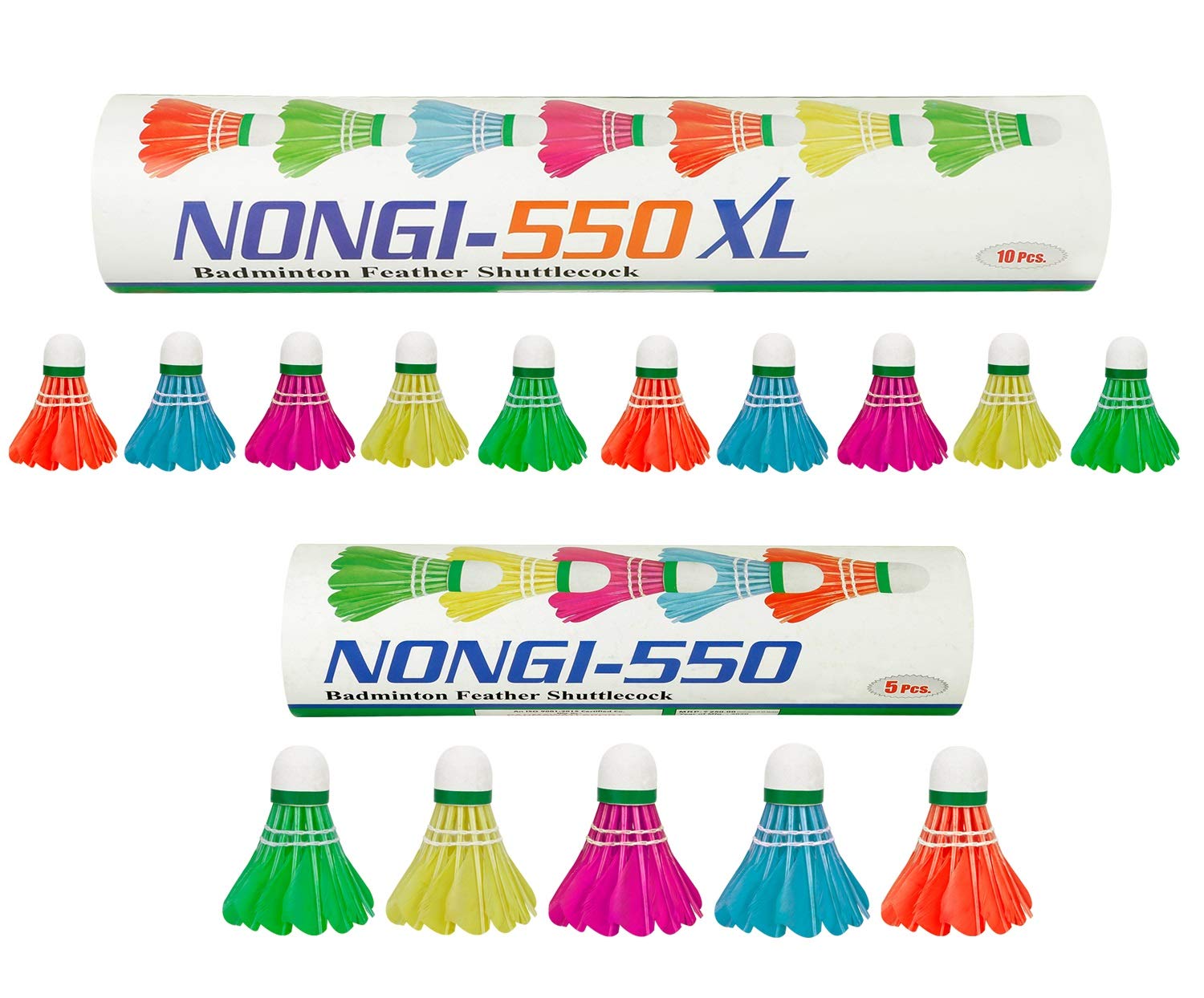 See full amazon price history chart for NONGI 550XL Combo Multi-Color Feather Badminton Shuttlecock Pack of 15 (10 + 5) NONGI 550XL Combo Multi-Color Feather Badminton Shuttlecock Pack of 15 (10 + 5) (B08FBDXNGF) Amazon Price History, Amazon Price Tracker